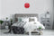 TFA Dostmann 60.3047.05 Wandklok Quartz 35 cm x 3.5 cm Rood