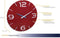 TFA Dostmann 60.3047.05 Wandklok Quartz 35 cm x 3.5 cm Rood