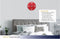 TFA Dostmann 60.3047.05 Wandklok Quartz 35 cm x 3.5 cm Rood