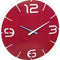 TFA Dostmann 60.3047.05 Wandklok Quartz 35 cm x 3.5 cm Rood