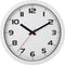 TFA Dostmann 60.3050.02 Wandklok Quartz 305 mm x 305 mm x 38 mm Wit