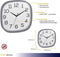 TFA Dostmann 60.3053.10 Wandklok Kwarts 295 mm x 55 mm Grijs Slepend uurwerk (geluidsloos)
