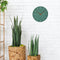 TFA Dostmann 60.3054.04 - Wandklok - Analoog - Rustig loopwerk - Houtlook - Hout - MDF - Jade groen - Bruin - 30 cm ø