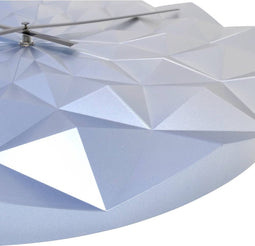 TFA Dostmann 60.3063.06 Wandklok Quartz 396 mm x 44 mm Blauw (metallic)