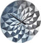 TFA Dostmann 60.3063.06 Wandklok Quartz 396 mm x 44 mm Blauw (metallic)