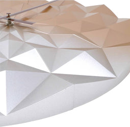 TFA Dostmann 60.3063.51 Wandklok Quartz 396 mm x 44 mm Rose gold, Metallic