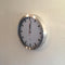 TFA Dostmann 60.3528.02 Wandklok Zendergestuurd 300 mm x 45 mm Aluminium Slepend uurwerk (geluidsloos)