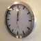 TFA Dostmann 60.3528.02 Wandklok Zendergestuurd 300 mm x 45 mm Aluminium Slepend uurwerk (geluidsloos)