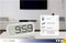 TFA Dostmann 60.4514.02 Wandklok Zendergestuurd 28 mm x 321 mm x 140 mm Wit