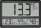 TFA Dostmann 60.4523.01 - Klok - Digitaal - XL - Zendergestuurd - Buitentemperatuur - Luchtvochtigheid - Alarm - Snooze - Zwart - Grijs