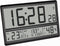 TFA Dostmann 60.4523.01 - Klok - Digitaal - XL - Zendergestuurd - Buitentemperatuur - Luchtvochtigheid - Alarm - Snooze - Zwart - Grijs