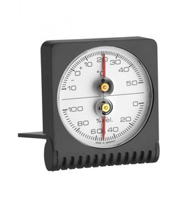 TFA Dostmann 7601 Thermo- en hygrometer Zwart
