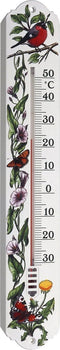 TFA Dostmann Analoges Innen-Außen-Thermometer Thermometer Wit, Bloemen