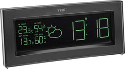 TFA Dostmann COLORIS 35.1147.01 Draadloos weerstation Aantal sensoren max.: 1 stuk(s)