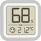TFA Dostmann Humidore Thermo- en hygrometer Zilver