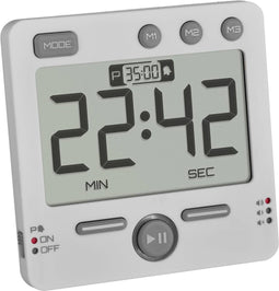 TFA Dostmann Timer & Stopwatch 99HOURS - Wit - Digitaal