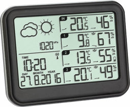 TFA Dostmann View 35.1142.01 Draadloos weerstation Aantal sensoren max.: 3