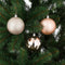 House of Seasons - Plastic Kerstballen Set - 30 stuks - Ø6 cm - Lichtbruin