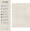 tectake® Soft Zone - Vloerkleed - Onderhoudsvriendelijk - Antislip - Crème - 160 x 230 cm
