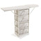 Stoom strijkbout Basic - Strijkplank - Hout 30 x 85 x 110 cm - Wit