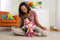 Lamaze Mijn Vriendin Emily - Grijp- en bijtspeelgoed - Educatief Babyspeelgoed - Knuffel - Spelen en ontdekken