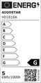 Aigostar Vince - Bureaulamp LED dimbaar - 5 lichtkleuren 10 helderheidsmodi - Opvouwbaar - USB opladen - Wit
