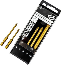 C.K T3059 Glasboorset 5-delig 4 mm, 5 mm, 6 mm, 7 mm, 10 mm 1 set(s)