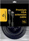 Gembird - VGA (D-Sub) naar VGA (D-Sub) female - 10 m - zwart