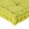 vidaXL - Palletvloerkussen - 120x40x7 - cm - katoen - groen