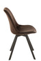 Jline Chair Helene Metal/textile Dark Brown