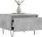vidaXL - Salontafel - 50x46x35 - cm - bewerkt - hout - betongrijs