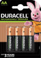 Batterij oplaadbaar Duracell 4xAA 1300mAh Plus - 10 stuks