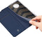 Dux Ducis - Pro Serie Slim wallet hoes - Geschikt voor Xiaomi Redmi Note 9 - Blauw