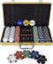 Texas' Finest Golden Pokerset - Pokerkoffer 300 Chips - Professionele Speelkaarten - Gold