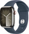 Apple Watch Series 9 - 41mm - Roestvrij staal - Zilver - GPS + Cellular
