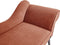 BIARRITZ - Chaise longue - Rood - Rechtszijdig - Polyester