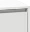 vidaXL - Nachtkastje - met - LED - Wit - 39x34,5x65 - cm - Gelaagd - Hout