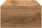 vidaXL - Monitorstandaard - 42x24x13 - cm - bewerkt - hout - artisanaal - eikenkleur