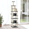 vidaXL - Kattenmeubel - met - sisal - krabpalen - 216 - cm - donkergrijs