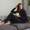 X Loungewearset Zwart - maat S