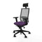 Bureaustoel met hoofdsteun Piqueras y Crespo 2D066N1 Paars