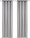 vidaXL - Gordijnen - met - metalen - ringen - 2 - st - 140x245 - cm - katoen - antraciet