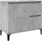 vidaXL - wastafelkast - 65x33x60 - cm - bewerkt - hout - betongrijs