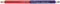 Pica 559/10 - Dubbel potlood - Hoge kwaliteit met scherpe punten - Rood/Blauw (10 stuks)