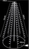 Vlaggenmast verlichting - 192 LED's - 208 cm hoog - Warm wit licht - Waterdicht