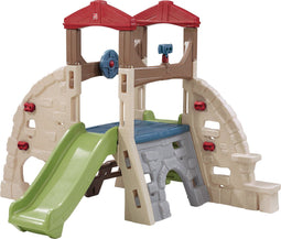 Step2 Alpine Ridge Climber & Slide Speeltoestel - Klimtoestel met glijbaan van plastic / kunststof voor kinderen - Klim Speelgoed voor tuin / buiten