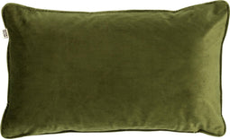 Dutch Decor FINN - Sierkussen velvet 30x50 cm - Chive - groen - Inclusief binnenkussen