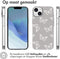 iMoshion Hoesje Geschikt voor iPhone 14 Hoesje Siliconen - iMoshion Design hoesje - Grijs / Butterfly