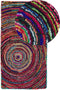 MALATYA - Laagpolig vloerkleed - Multicolor - 80 x 150 cm - Polyester