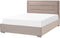 ROUEN - Bed met opbergruimte - Beige - 160 x 200 cm - Fluweel